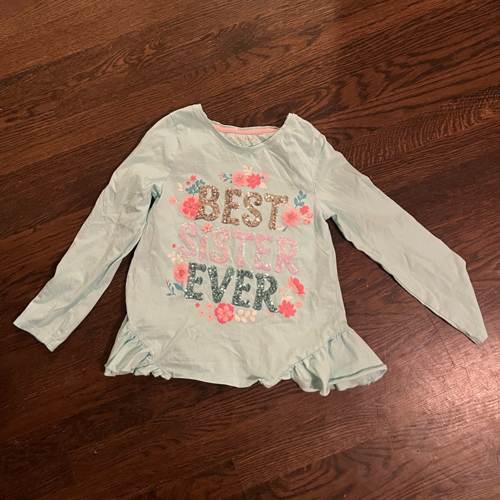 'Best Sister Ever' Tommy Bahama 10/12 Girls Top